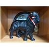 Image 1 : PREMIUM DARK RUM LARGE DOG DECANTER & METAL TRAY