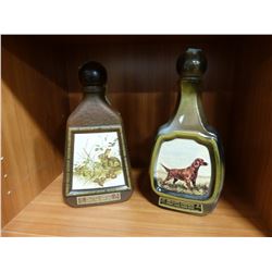 JIM BEAM DOG DECANTER & JIM BEAM RABBIT DECANTER