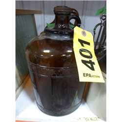 ANTIQUE JUG & OLD BROWN BLEACH? BOTTLE
