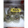 Image 1 : 6 DOMINION CLEAR INSULATORS