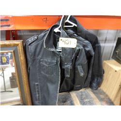 3 LEATHER JACKETS (1 - SIZE XXL)