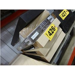 6 BROWN FLOATING SHELVES (24")