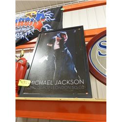 FRAMED MICHAEL JACKSON POSTER