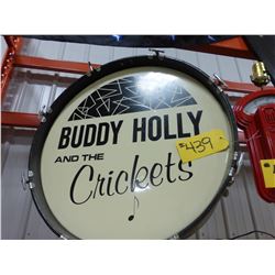 BUDDY HOLLY DRUM & PICTURE