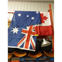 2 FLAGS - CANADA & AUSTRALIA