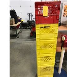 APPROX. 6 MILK CRATES