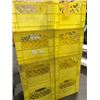 Image 1 : APPROX. 8 YELLOW MILK CRATES