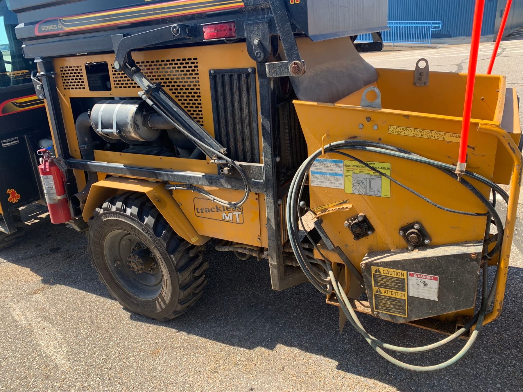 2008 MT-6 with plough and sweeper Trackless-