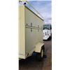 Image 3 : Custom 6x 8 ft enclosed single axel trailer with doors and generator