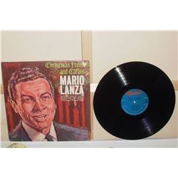 Old LP Mario Lanza Christmas Hyms and Carols 33 vieux disque