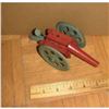 Image 1 : Antique near or over 100 years old tin mint WORKING toy small tin canon -MARCHE jouet ancien en tôle