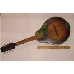 antique Sticker Inside Mellow Tone by Dominion Co Ltd Montreal PQ 6 strings - mandoline vieille