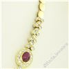 Image 6 : 18kt Yellow Gold 14.49 ctw Ruby and Diamond Collar Statement Necklace