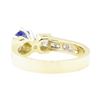 Image 3 : 1.24 ctw Sapphire And Diamond Ring - 14KT Yellow Gold