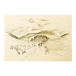 View of Nuits St Georges, Burgundy by Ensrud Original