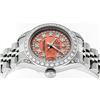 Image 6 : Rolex Ladies Stainless Steel Quickset Orange String Diamond Lugs Datejust Wristw