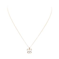 0.30 ctw Diamond Pendant And Earrings - 14KT Rose Gold
