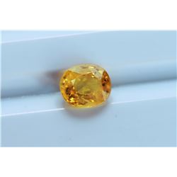 1.75ct Oval Cut  Natural Ceylon Yellow Sapphire