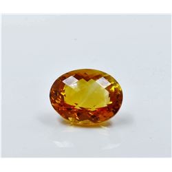 9.2ct Oval Shape mandarine Citrine