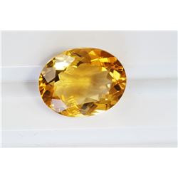 6.6ct Oval Shape Citrine