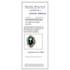 Image 3 : 5.22CT NATURAL COPPER BEARING TOURMALINE 14K WHITE GOLD RING