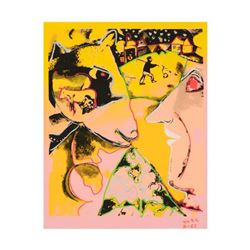 Ringo Daniel Funes - (Protege of Andy Warhol's Apprentice - Steve Kaufman) - "Farmer and His Cow" On