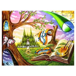 Eugene Poliarush- Original Oil on Canvas "Kingdom Of Heaven"