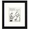 Image 1 : Bizarro - "Elephant Man" is a Framed Original Pen & Ink Drawing, by Dan Piraro, Hand Signed by the A