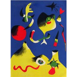 Joan Miro- Lithograph "L'air"