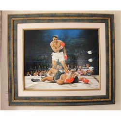 Yevgeniy Korol- Original Oil on Canvas "Ali vs. Liston"