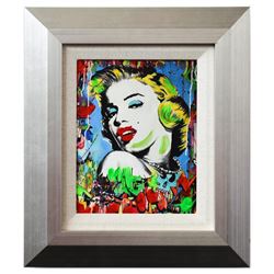 Nastya Rovenskaya- Mixed Media "Marilyn Monroe I"
