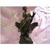 Image 1 :  Bronze Statue by E. Pigault  -Eagle/Woman #893869