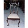 Image 1 : Set of 8 Chippendale Style Dining Chairs #893981