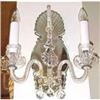 Image 1 : Pair of Venetian Glass and Mirrored Sconces #893993