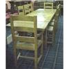Image 1 : Country Dining Table and 8 Dining Chairs #893996