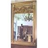 Image 1 : Paint Decorated & Gilded French Trumeau Mirror #894026