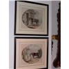 Image 1 : Pair of hand colored lithographs of equestrian #894070