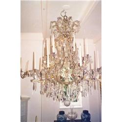 bronze /crystal chandelier #894216