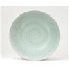 Image 1 : 19C Chinese Incised Celadon Flower Charger  #894279