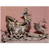 Image 1 : Rare 18c French Rococo Silver Angel Swan Sled #894402