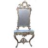 Image 1 : 19c Victorian Vanity Mirror Console Pier Table #894421