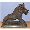 Image 1 : Marble Carving Wild Boar Pig Sculpture Statue #894442