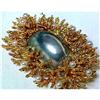 Image 1 : 18kt Gold Mother Pearl Coral Form Brooch 18k #894497