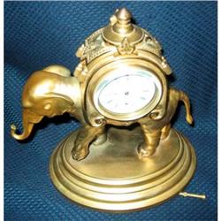 Miniature Elephant CLock #907036