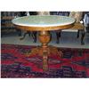 Image 1 : Louis Philippe Carved Elm Salon Table with #907099