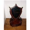 Image 1 : Mahogany dressing mirror with shield shaped #907217