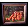 Image 1 : Prentice b.1851 American Oil Painting peaches #907437