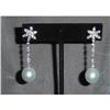 Image 1 : Diamond and South Sea Pearl Earrings #907775