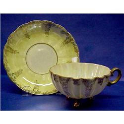 Hand Painted  Cup & Saucer #917172