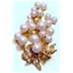 Lovely 40's Pearl Brooch #917255